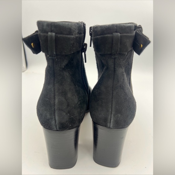 KATE SPADE  NY Madelaine Black Suede Ankle Booties Women’s Size US 8 EU 38.5 NEW - Picture 2 of 12